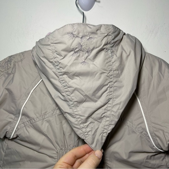 Reima Baby Grey snowflake one piece winter cold weather snowsuit in size 6-9M 74 - Picture 9 of 11